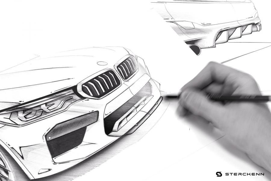 Эскиз BMW M5 Competition by Sterckenn (F90) 2019 года  (фото 12 из 13)